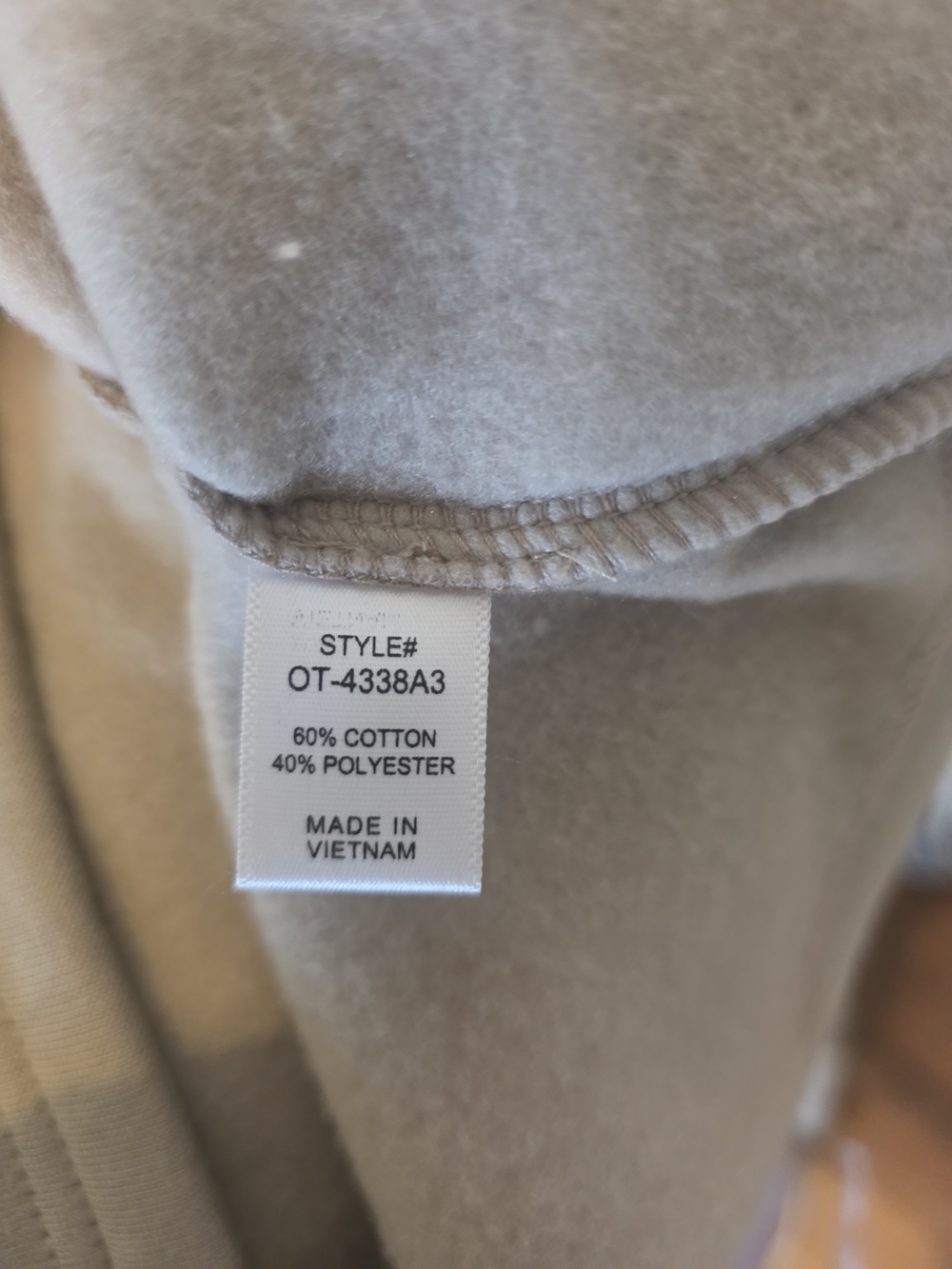 Zenana Outfitters Beige Wide Leg Sweatpants - Picture 5 of 5